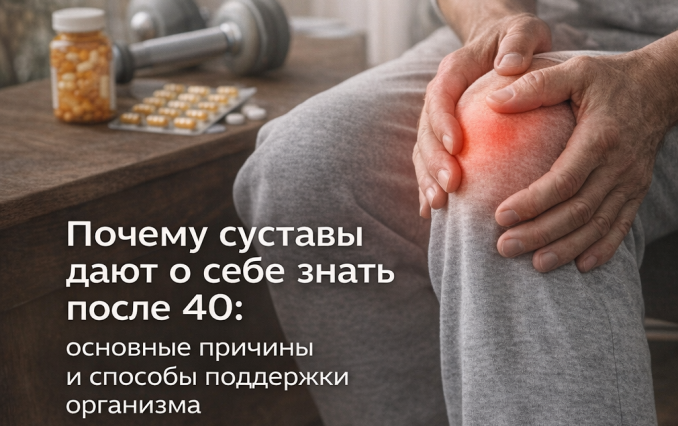 Почему суставы дают о себе знать после 40: основные причины и способы поддержки организма