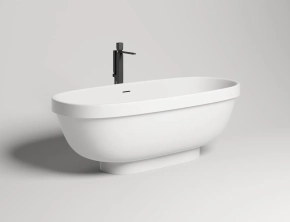 Ванна из искусственного камня Salini Greca 103121M 180х80 матовая 