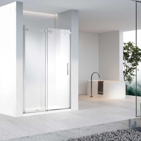 Душевая дверь в нишу Vincea Комо-Н (Como-N) VDS-4CN120CL 1200 хром стекло прозрачное 