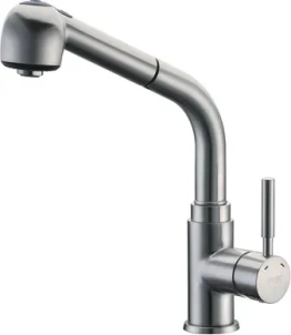 Смеситель Wasserkraft Wern 4266 для кухонной мойки, матовый хром 
