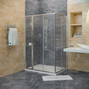 Душевой уголок RGW Hotel HO-43 (HO-31 + Z-42) 120х90 см 