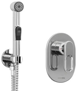 Гигиенический душ Wasserkraft Kammel A111856 со смесителем, с внутренней частью 