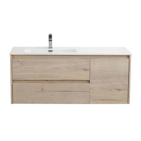 Тумба под раковину BelBagno Kraft 120 L подвесная, Rovere Galifax Bianco 