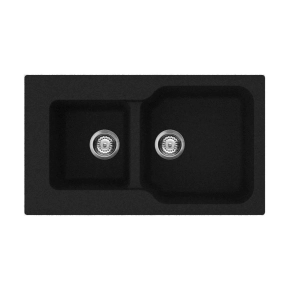 Мойка кухонная Omoikiri Maru 86-2-BL черный 