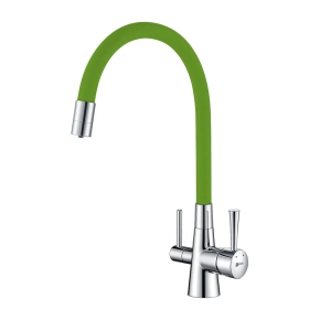Смеситель Lemark Comfort LM3075C-Green для кухонной мойки 