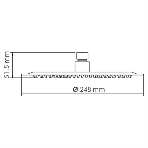 Габаритная схема Душевой комплект Wasserkraft Wern A12497