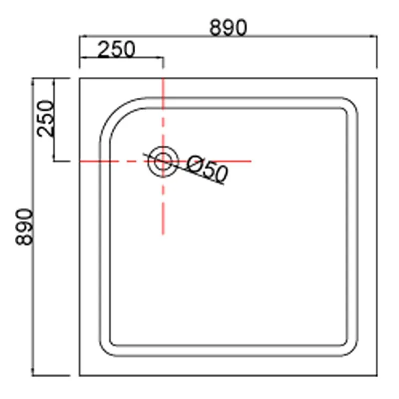 Габаритная схема Душевая кабина Loranto CS6491F(CS8072)9090215