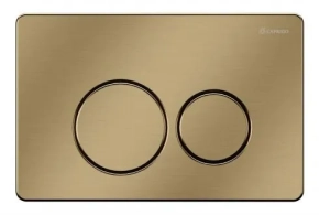 Кнопка смыва Caprigo Dew Steel DS001 бронза 