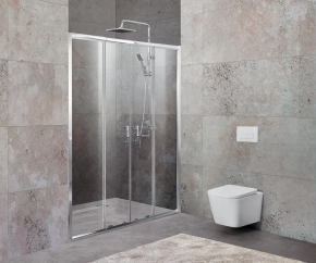 Душевая дверь в нишу BelBagno Unique BF-2-150/180-C-Cr 