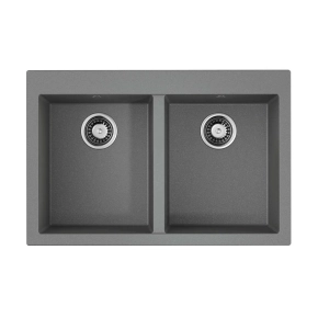 Мойка кухонная Omoikiri Bosen 80-2-GR leningrad grey 