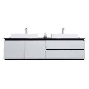 Тумба с раковиной Orans BC-6023-1800 180 белый/черный 
