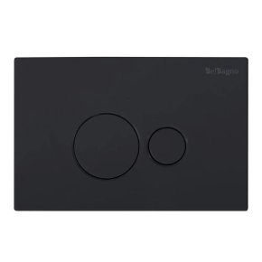 Кнопка смыва BelBagno BB084NERO чёрная матовая 