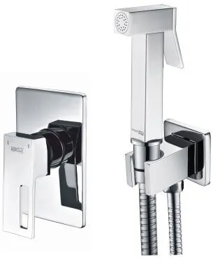 Гигиенический душ Wasserkraft Alme A15156 со смесителем, с внутренней частью