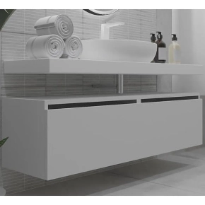 Тумба Armadi Art Flat 120 белая 