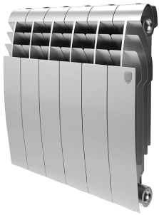 Радиатор Royal Thermo BiLiner 350 /Silver Satin - 6 секц. 
