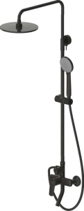 Душевая стойка Bravat Rhein F6429564BW-A-ENG черная 