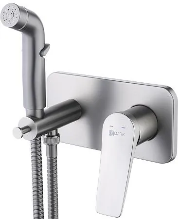 Гигиенический душ Lemark Bronx LM3720GM со смесителем, с внутренней частью