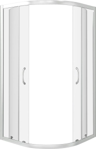Душевой уголок Good Door Latte R-100-C-WE 