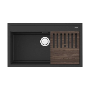 Мойка кухонная Omoikiri Kitagawa 86-LB-GB графит 