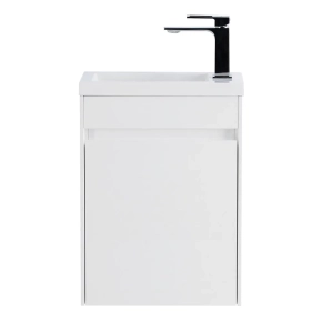 Тумба под раковину BelBagno Pietra Mini 40 L подвесная, bianco lucido 