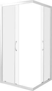 Душевой уголок Good Door Latte CR-100-C-WE 100x100 