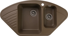 Мойка кухонная GranFest Eco-14 93x50 терракот 