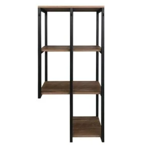 Шкаф-пенал Comforty Порто 50 дуб тёмно-коричневый открытый 