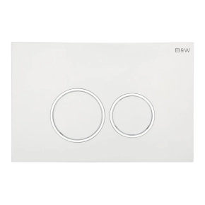 Кнопка смыва Black&amp;White Universe WPI-09511 glossy ivory 