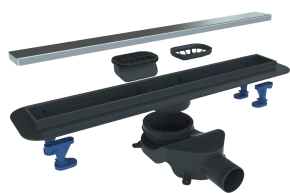 Душевой лоток BelBagno Luce BB-LD-LUCE-90-CR с решеткой 90 см 