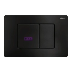 Кнопка смыва Abber AC0122SMB черная матовая 