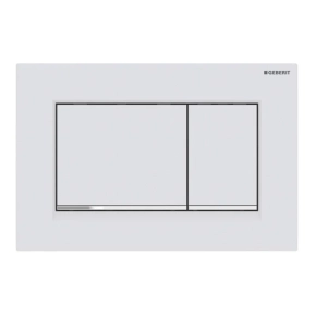 Кнопка смыва Geberit Sigma 30 115.883.JT.1 белая матовая, хром 