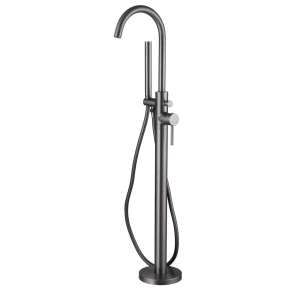 Смеситель Abber Wasser Kreis AF8115NG напольный, для ванны с душем, никель 
