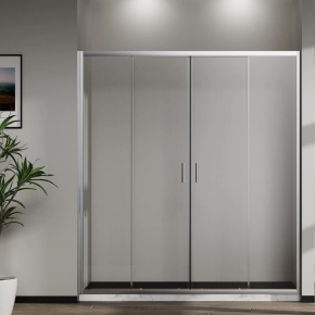 Душевая дверь в нишу Vincea Сити (City) VDS-5CT2170CL 1700 хром стекло прозрачное 