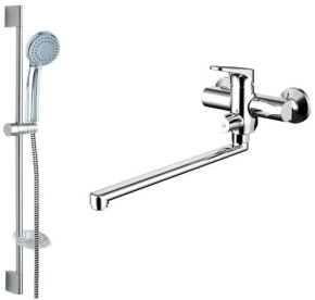 Душевой комплект Bravat Eler F00449CP 2 в 1 