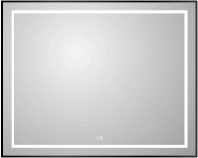 Зеркало BelBagno Kraft SPC-KRAFT-1000-800-LED-TCH-WARM-NERO 