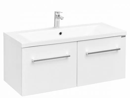 Тумба под раковину Aquaton Мадрид 100 М 2 ящика белая