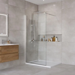 Душевая перегородка BelBagno Kraft L-1-100-C-Cr 