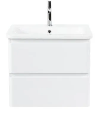 Тумба под раковину BelBagno Albano-Cer 60 подвесная, bianco lucido