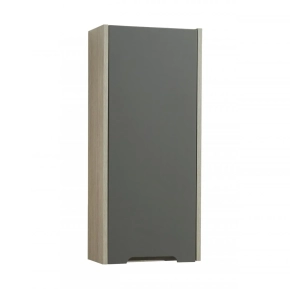 Шкаф-пенал Aquaton Оливия грей, дуб ойстер левый малый 