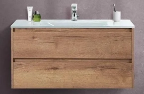Тумба под раковину BelBagno Kraft 100 подвесная, rovere tabacco 