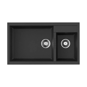 Мойка кухонная Omoikiri Tedori 86-2-LB-BL черный 