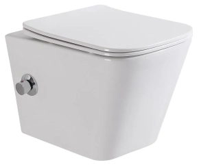 Унитаз подвесной BelBagno Due BB3103CHR-BS/SC 