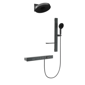 Душевой комплект Black&amp;White Gravity GH-9025-GM оружейная сталь 
