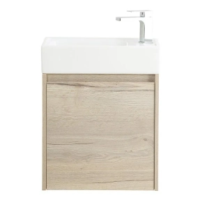 Тумба под раковину BelBagno Kraft Mini 50 R подвесная, rovere galifax bianco 