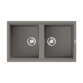 Мойка кухонная Omoikiri Kitagawa 86-2-GR leningrad grey 