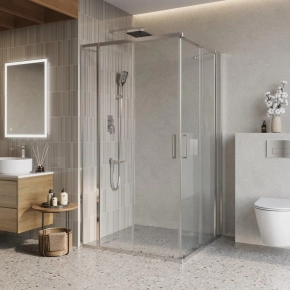 Душевой уголок BelBagno Luce A-22-80+30-C-Cr 
