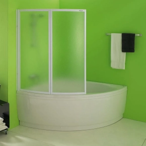 Шторка на ванну Kolpa San Quat TP 105 см white 