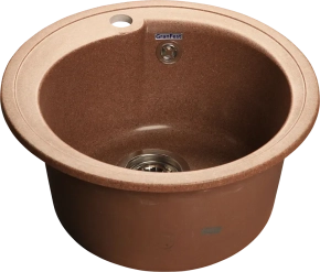 Мойка кухонная GranFest Rondo (R-450) 45 см терракот 