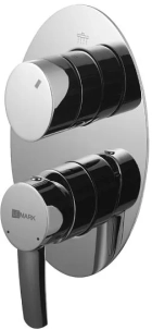 Смеситель Lemark Atlantiss LM3227C с внутренней частью, для ванны с душем 