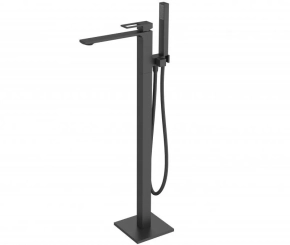 Смеситель BelBagno Luce LUC-FMT-NERO напольный, для ванны с душем 